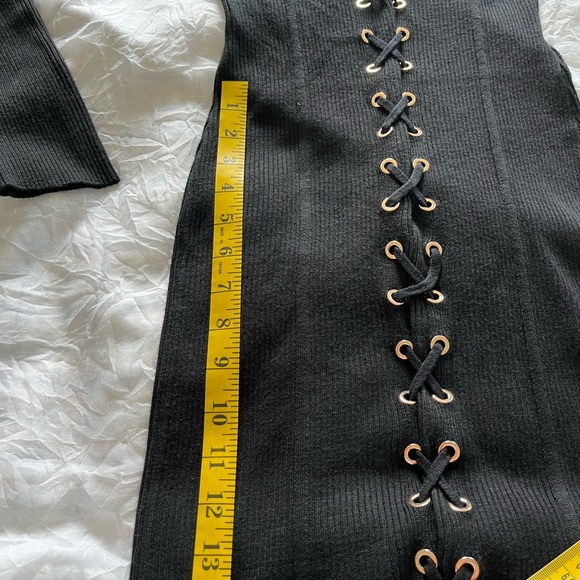 Say What Ribbed Long Sleeve Dress - Picture 8 of 10